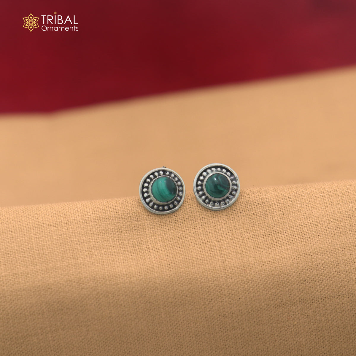 925 sterling silver turquoise stone stud earring best jewelry er403
