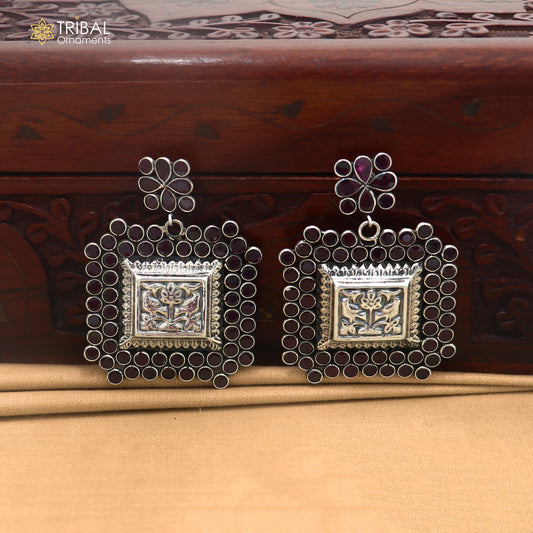 925 sterling silver stylish squire design jumka earring er444