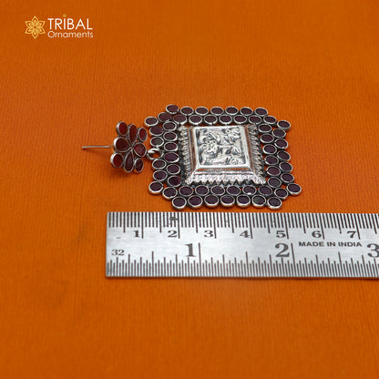 925 sterling silver stylish squire design jumka earring er444