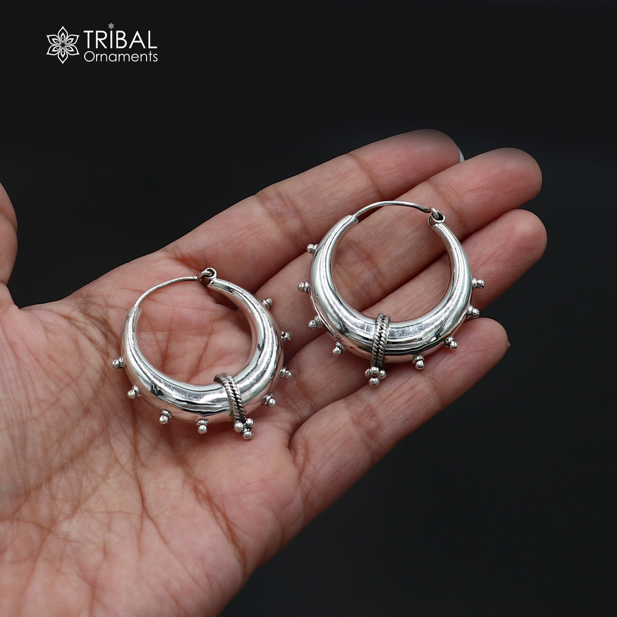 925 sterling silver stylish shiny hoops earring, amazing unisex jewelry er446