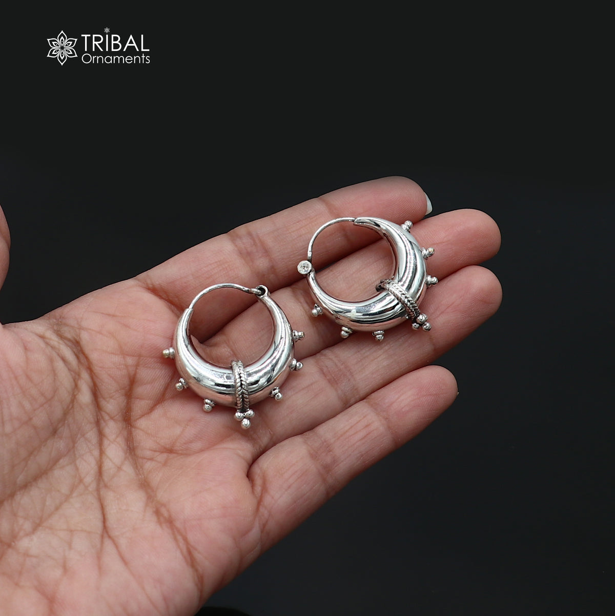 925 sterling silver stylish shiny hoops earring, amazing unisex jewelry er446