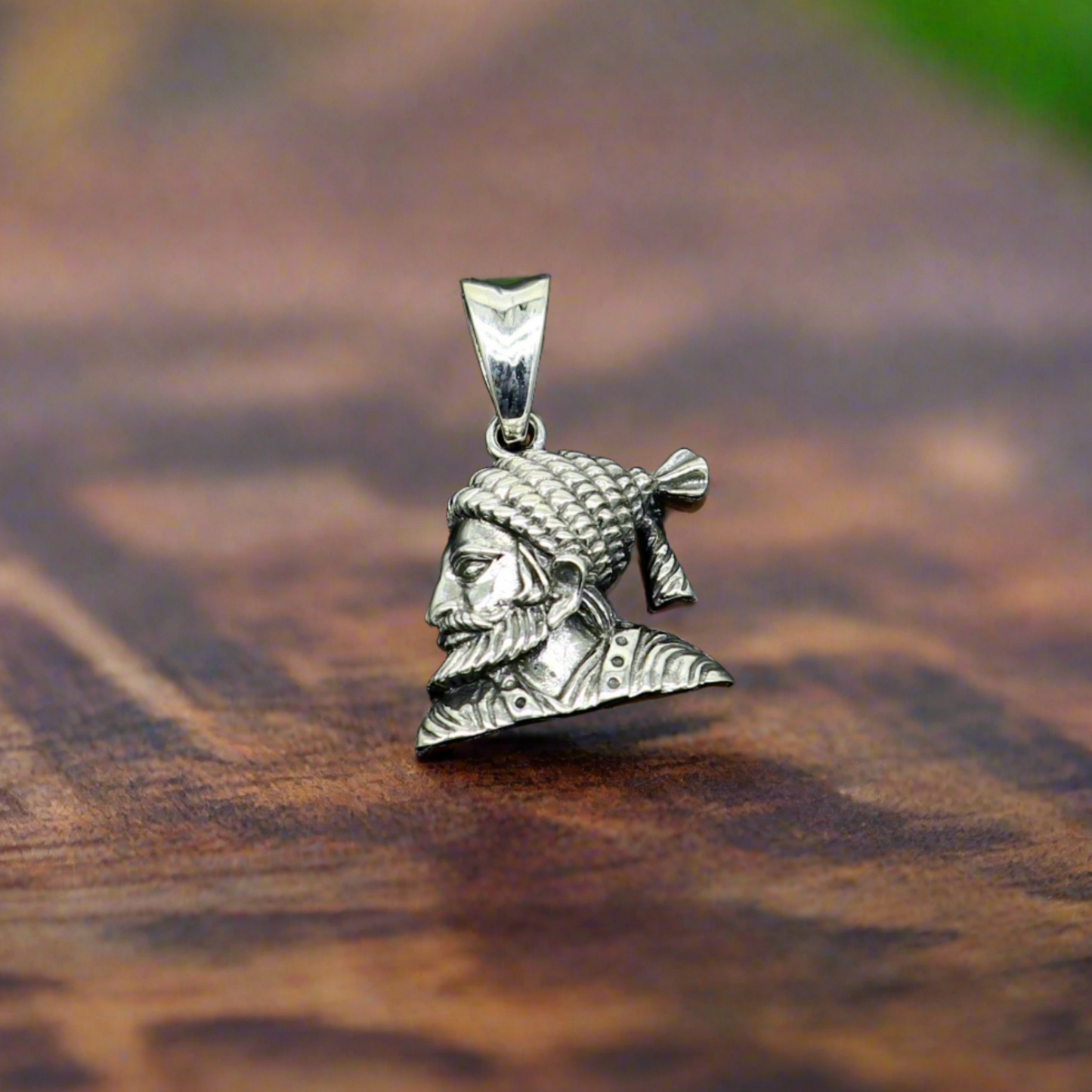 925 sterling silver Maratha king Shivaji pendant, best gifting Royal pendant king shivaji design solid pendant unisex jewelry ssp919 - TRIBAL ORNAMENTS