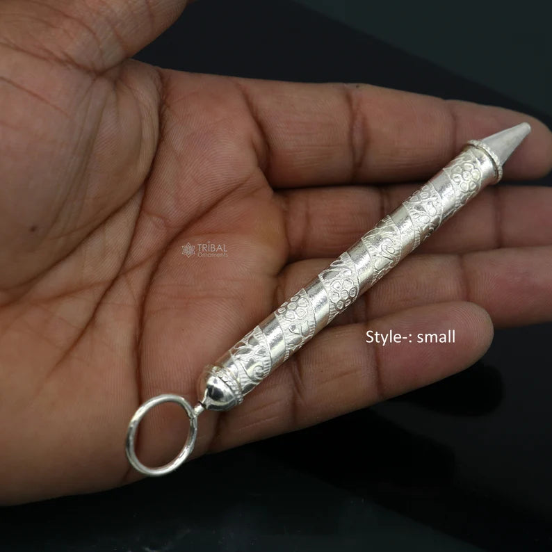 925 sterling silver new trendy Holi special Laddu Gopala colorful water Pichkari and Bucket best gift to Lord Krishna accessories su1287 - TRIBAL ORNAMENTS