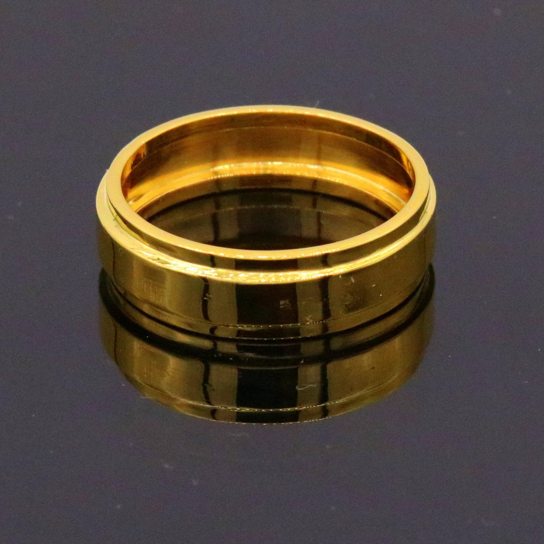 18 kt yellow gold handmade fabulous wedding engagement anniversary ring band unisex jewelry all sizes available - TRIBAL ORNAMENTS