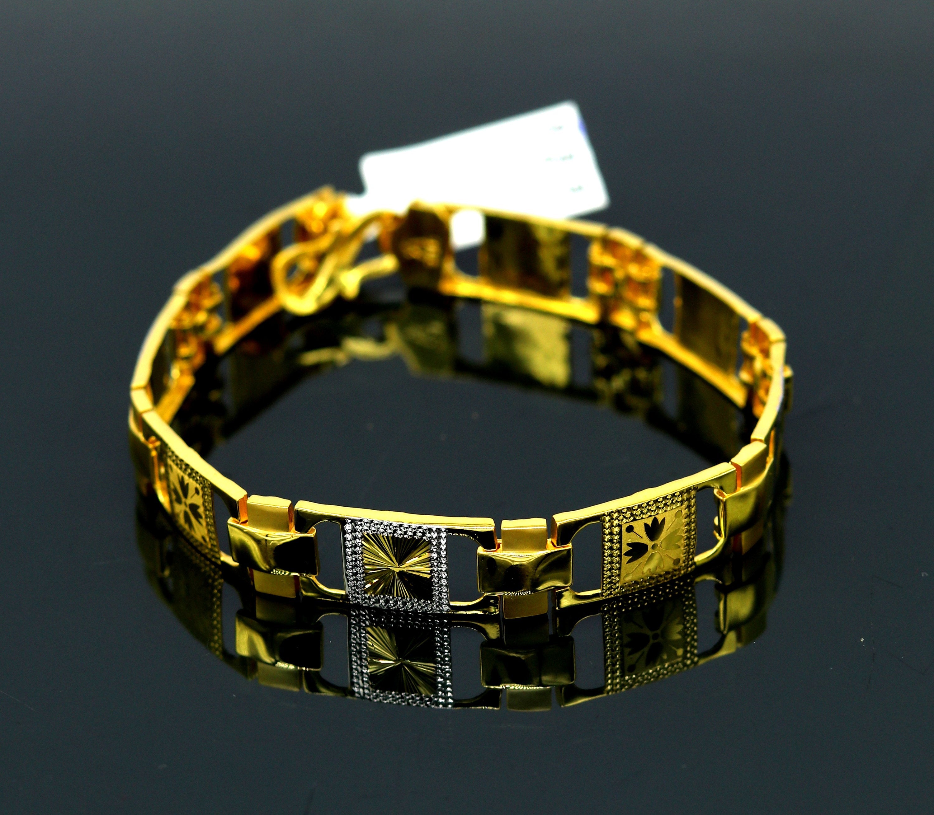 Hetu Jewels 1 Gram Gold plated Chain For Boys and Man Gold-plated Plated  Brass Chain Bracelet