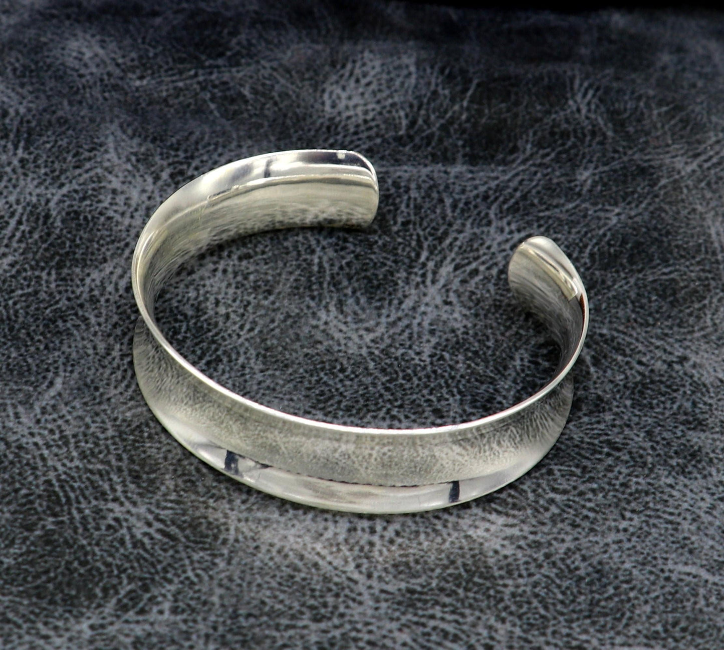 925 sterling silver adjustable bangle bracelet gorgeous shiny bright plain design new fancy unique bangle, cuff bracelet best gift cuff25