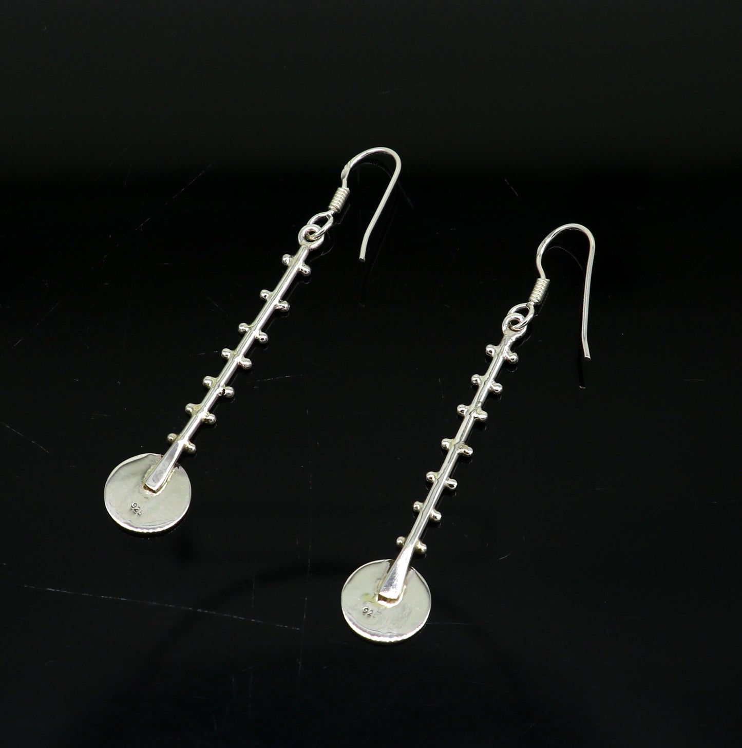 Real 925 Sterling silver handmade fabulous hoops earring, fabulous brides stylish fancy fashionable earring hip hops jewelry ear672