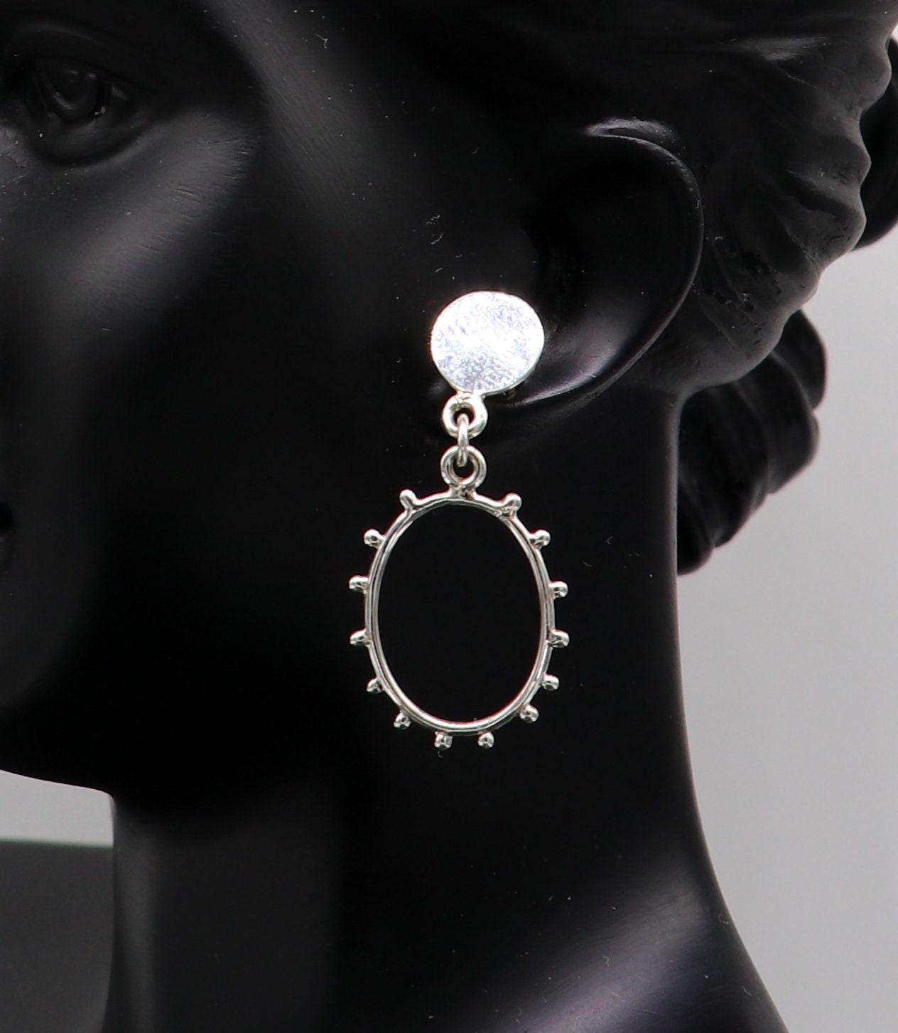 Vintage customized pure e925 sterling silver stud earring, excellent fancy elegant dainty light weight earrings best gifting ear654 - TRIBAL ORNAMENTS