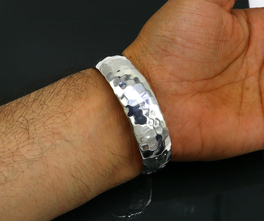 925 sterling silver adjustable bangle bracelet gorgeous shiny bright Spotted design new fancy unique bangle, cuff bracelet best gift cuff28 - TRIBAL ORNAMENTS
