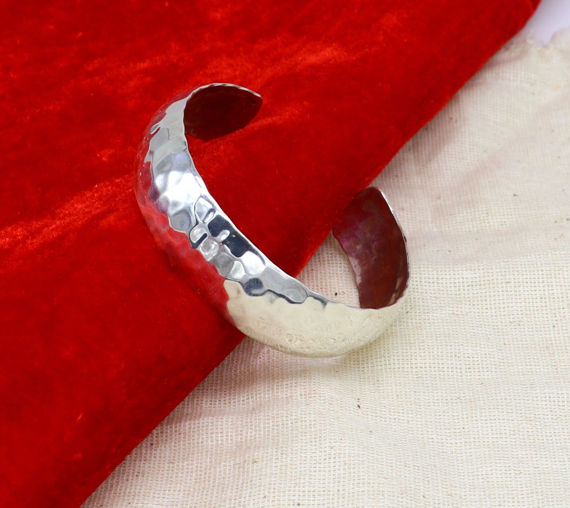 925 sterling silver adjustable bangle bracelet gorgeous shiny bright Spotted design new fancy unique bangle, cuff bracelet best gift cuff28 - TRIBAL ORNAMENTS