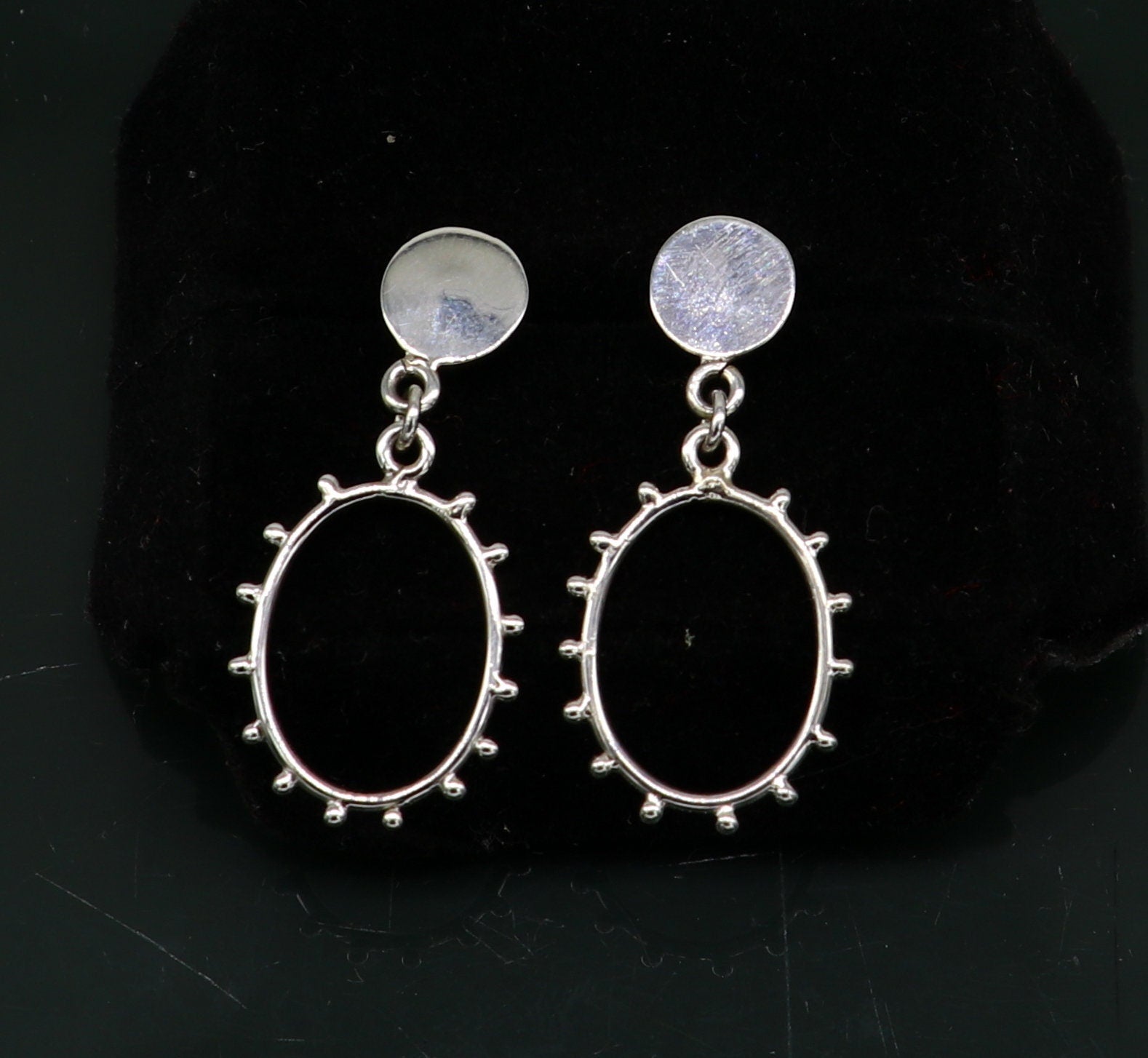 Vintage customized pure e925 sterling silver stud earring, excellent fancy elegant dainty light weight earrings best gifting ear654 - TRIBAL ORNAMENTS