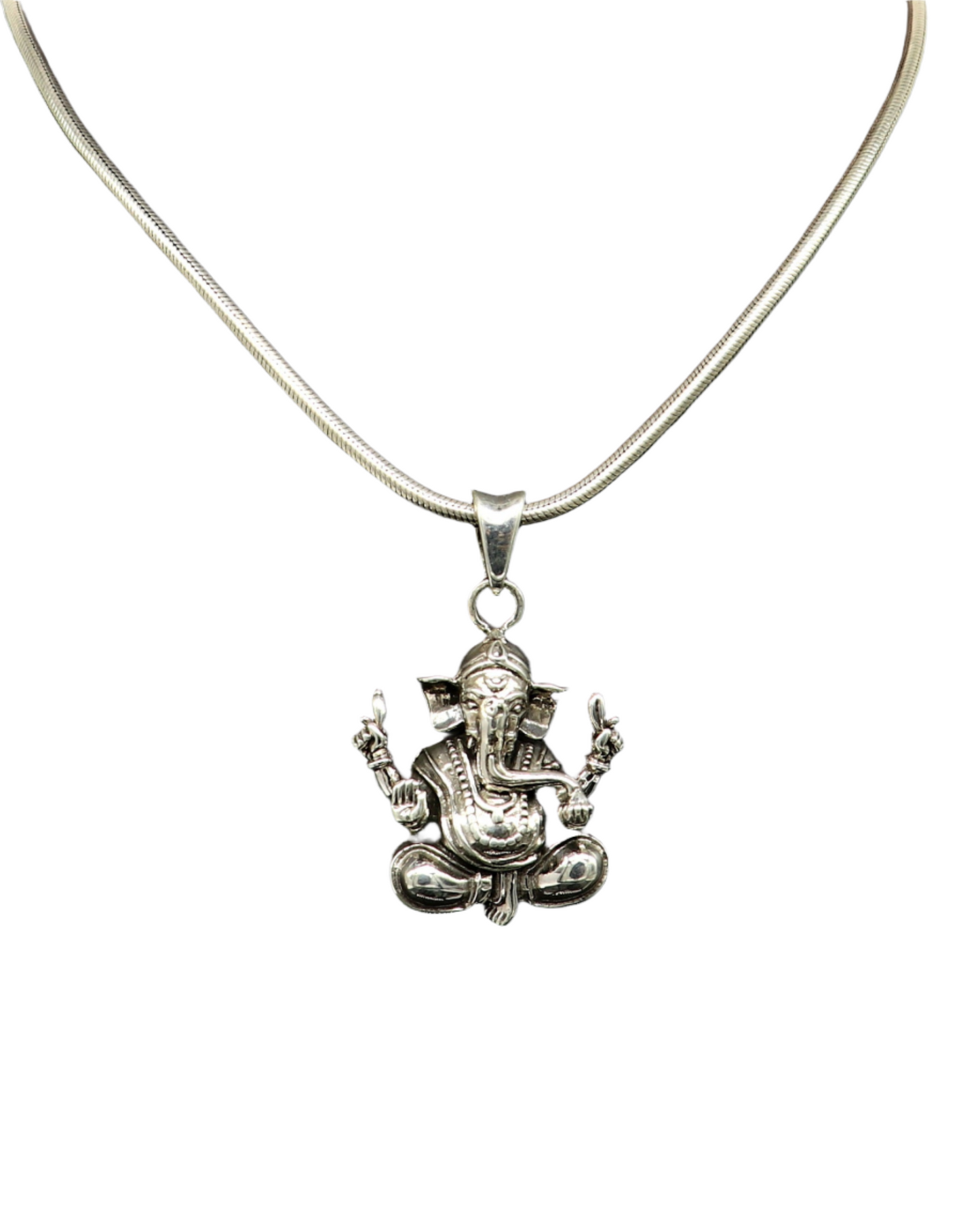 Vintage trendy 925 sterling silver handmade Lord Ganesha pendant, amazing stylish unisex pendant locket personalized jewelry ssp456