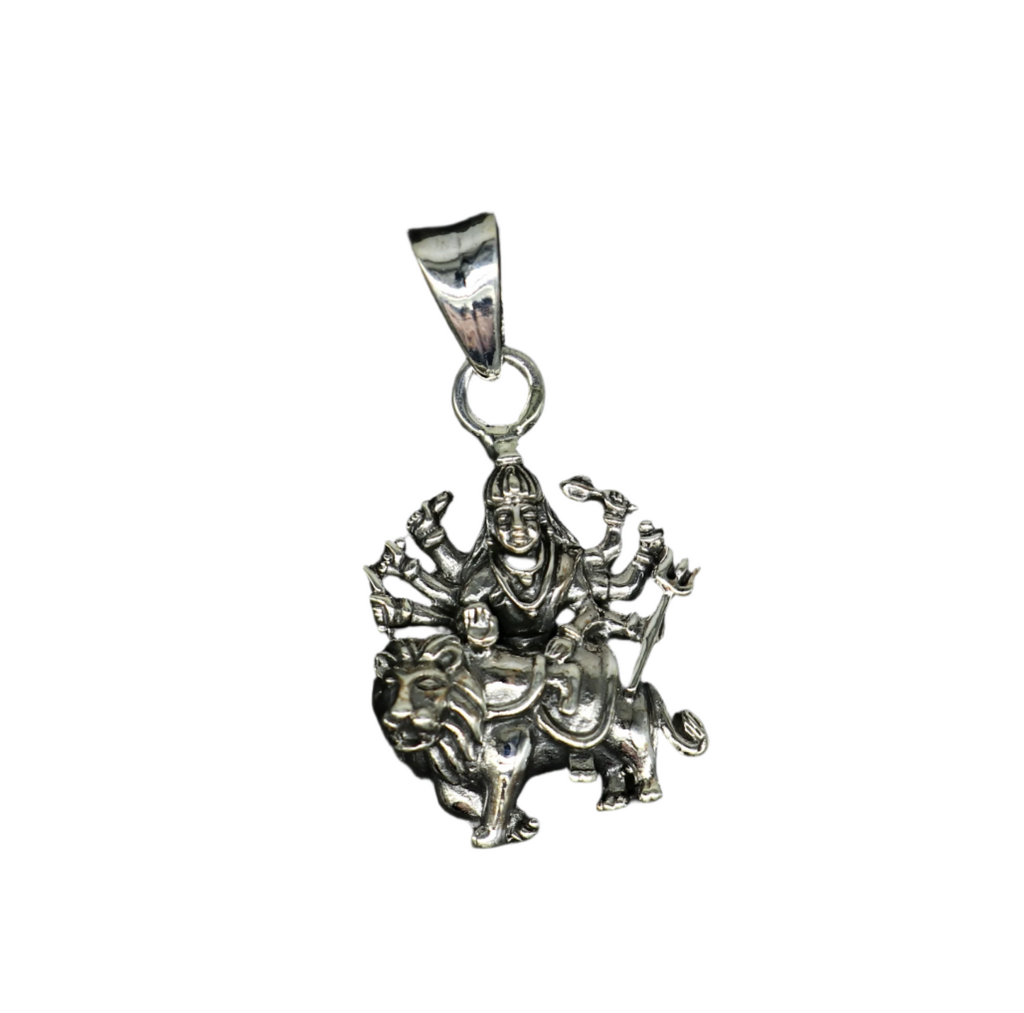 925 sterling silver blessing Goddess bhawani/ Durga maa pendant, amazing unisex pendant locket personalized jewelry tribal jewelry ssp549