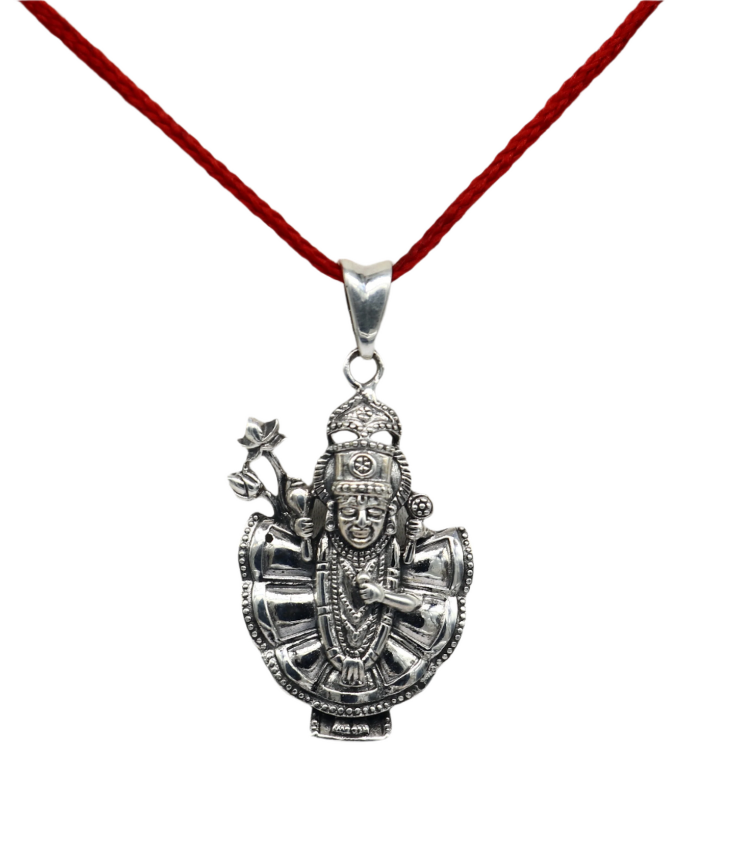 Real 925 sterling silver handmade Hindu god Lord krishna shrinathji pendant, amazing designer fabulous pendant unisex gifting jewelry ssp559