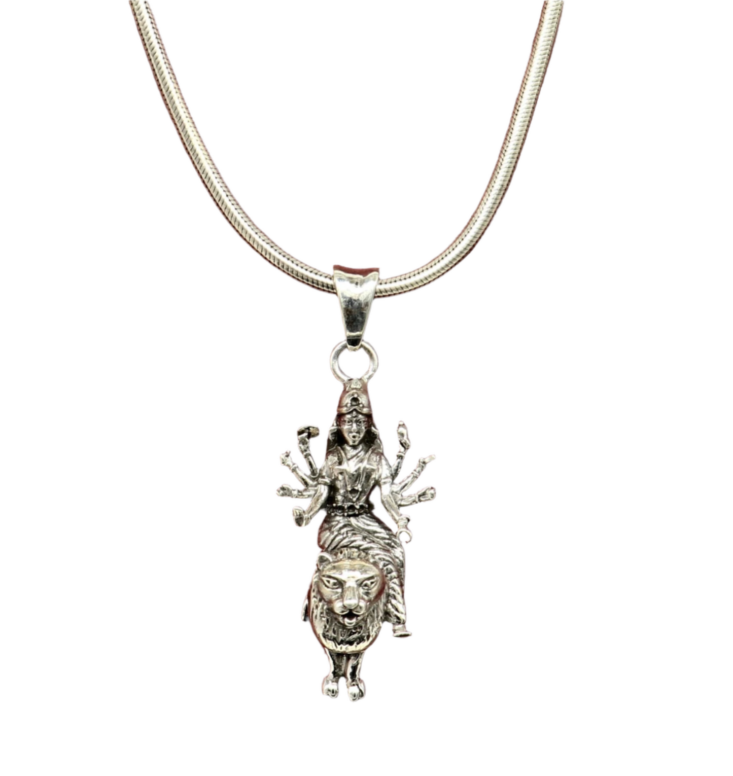 925 sterling silver handmade Goddess bhawani/ Durga maa pendant, amazing unisex pendant locket personalized jewelry tribal jewelry ssp535