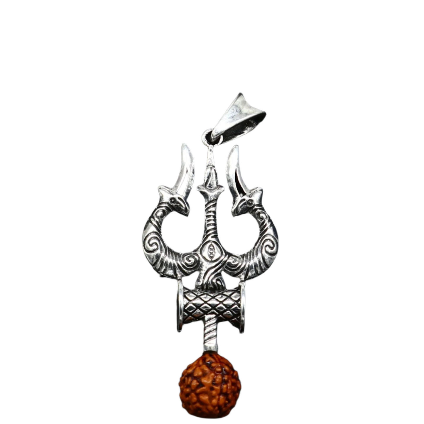 925 sterling silver Hindu idol Lord Shiva trident pendant, amazing vintage design gifting pendant customized god jewelry ssp1468