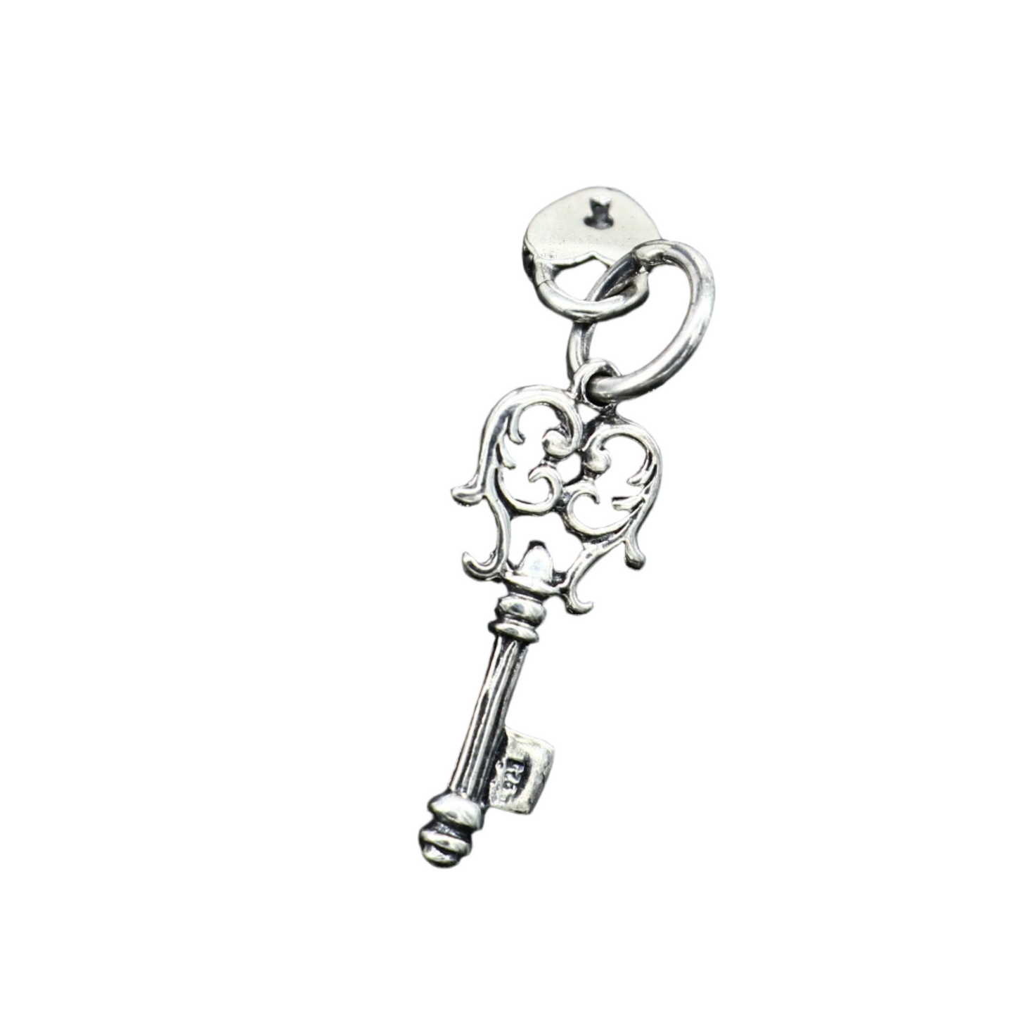 925 sterling silver vintage style handmade key and lock pendant, amazing fancy stylish attractive pendant for boy's and girl's  ssp1632