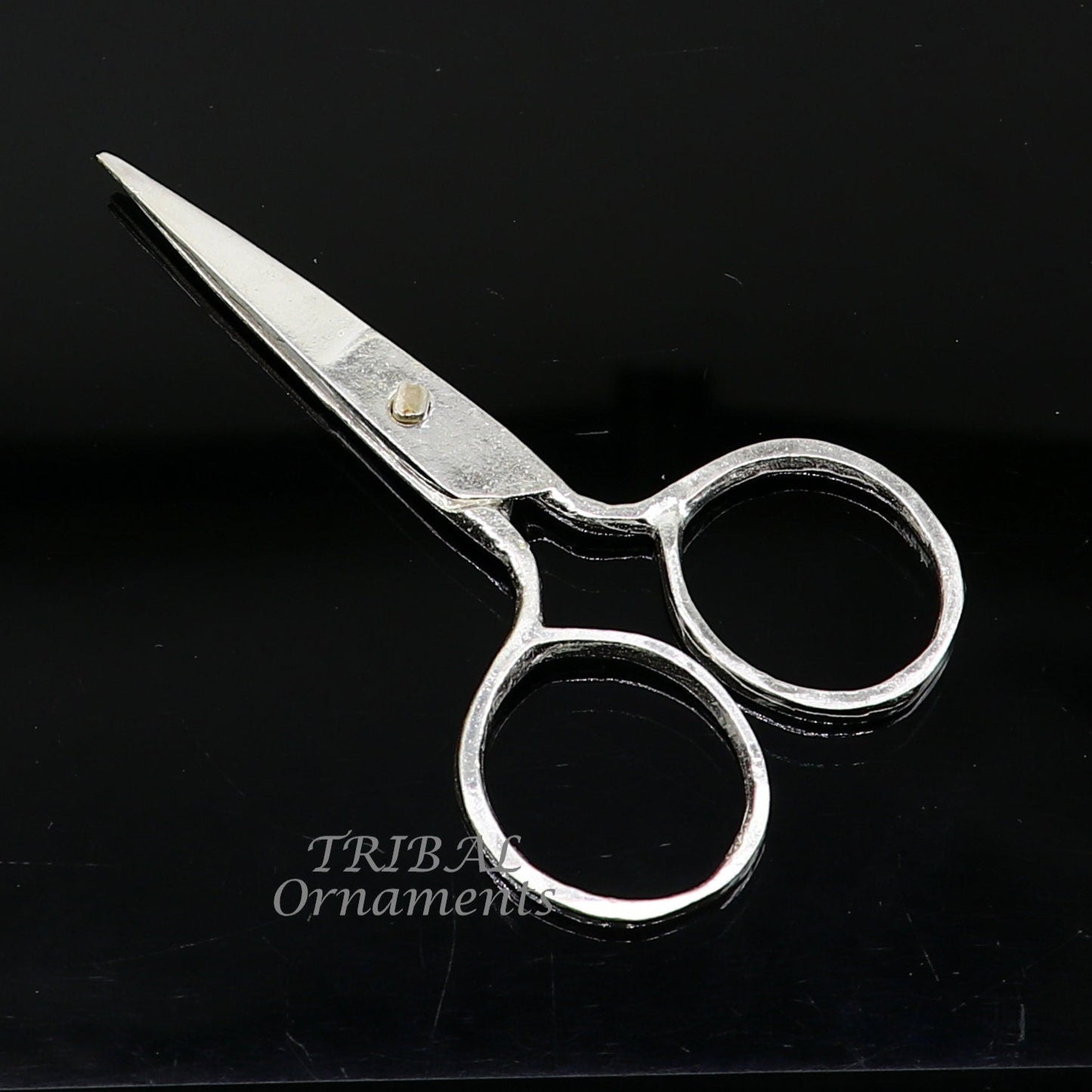 925 sterling silver handmade solid scissor, amazing unique silver tools for gifting to idols or puja articles su992