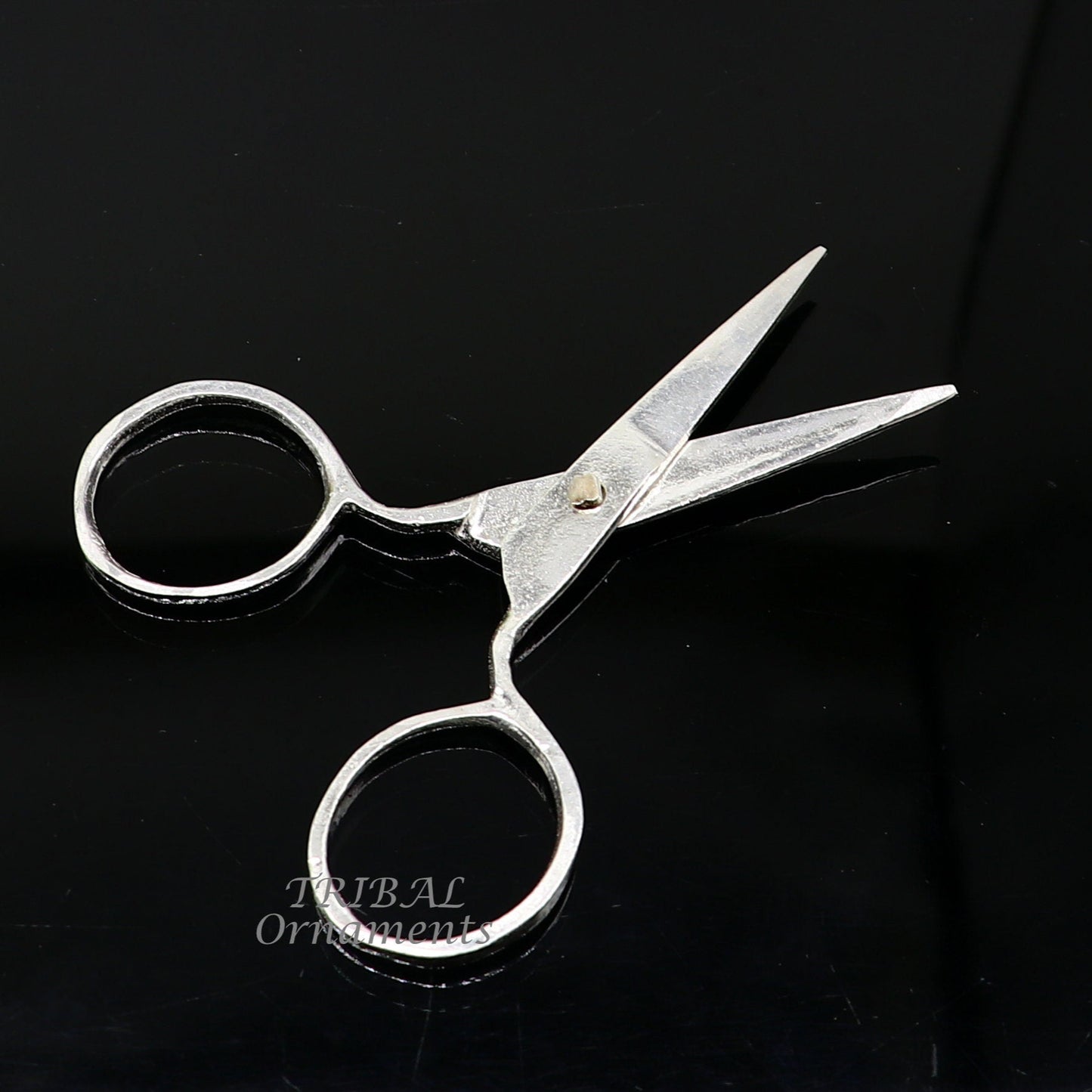 925 sterling silver handmade solid scissor, amazing unique silver tools for gifting to idols or puja articles su992