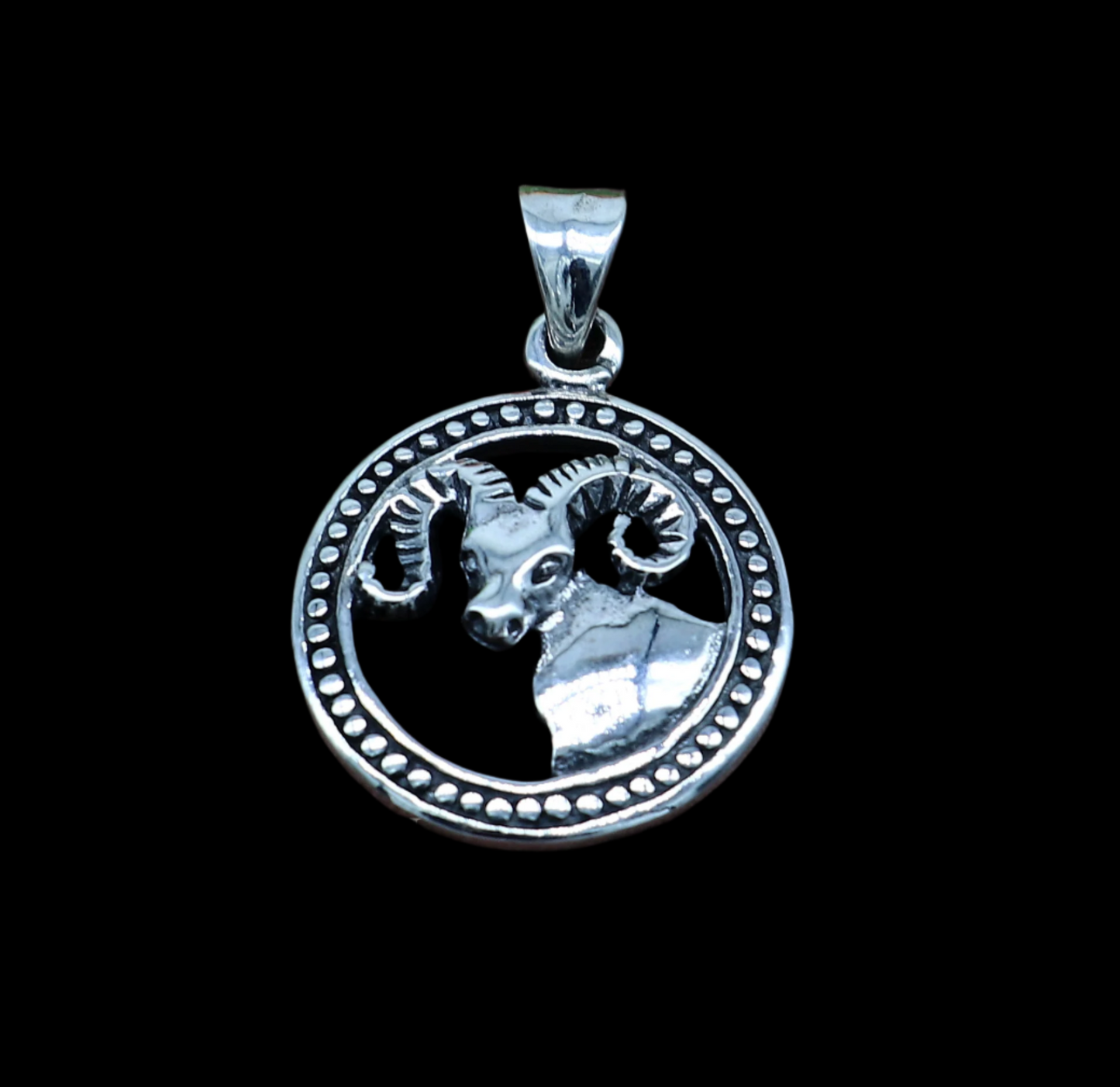 925 sterling silver unique Design horoscope zodiac Aries sign/symbol pendant unique Mesh Rashi symbol pendant best ethnic jewelry nsp574