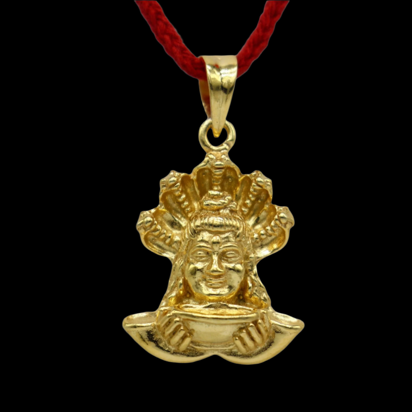 925 sterling silver handmade idol God Shiva pendant, amazing designer gold polished silver mahakal pendant unisex gifting jewelry nsp597