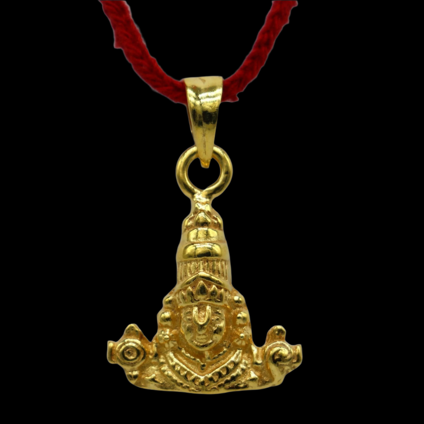 925 sterling silver vintage stylish idol Tirupati balaji amazing design Gold polished over silver  Krishna pendant gifting jewelry nsp599