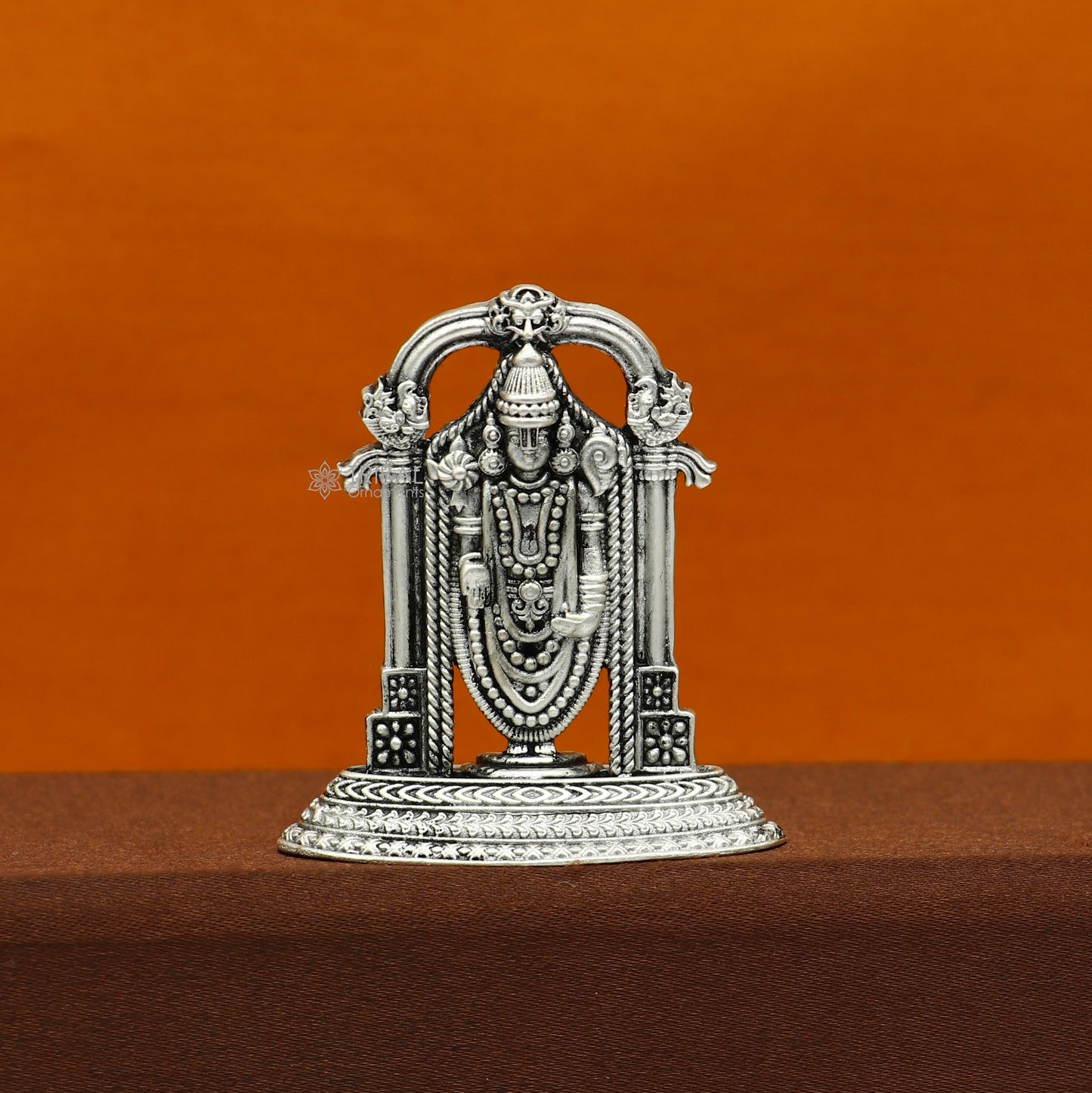 5.1cm 925 sterling silver stylish divine Venkateswara idol tirupati balaji statue sculpture figurine amazing crafted statue gift art733