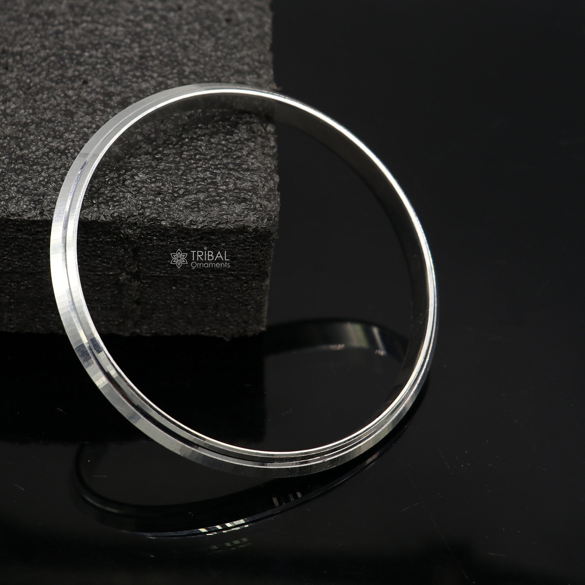Punjabi sikh uisex kada,925 sterling silver handmade solid kada bracelet bangle for unisex, solid silver personalized jewelry nsk791 - TRIBAL ORNAMENTS