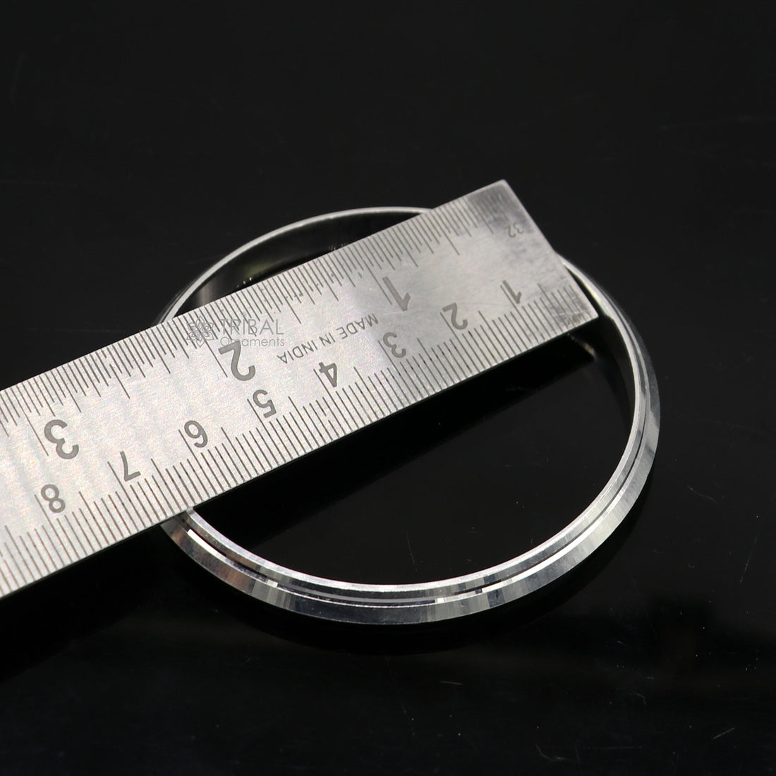 Punjabi sikh uisex kada,925 sterling silver handmade solid kada bracelet bangle for unisex, solid silver personalized jewelry nsk791 - TRIBAL ORNAMENTS