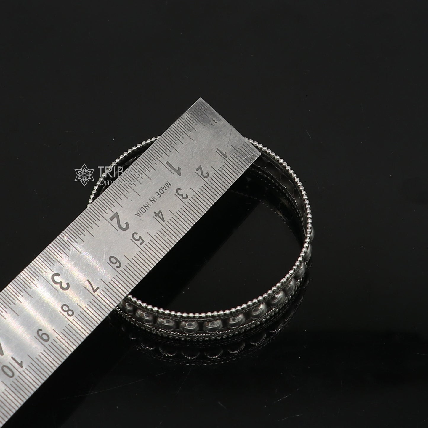 925 sterling silver handmade Vintage design bangle bracelet tribal ethnic jewelry nba421 - TRIBAL ORNAMENTS