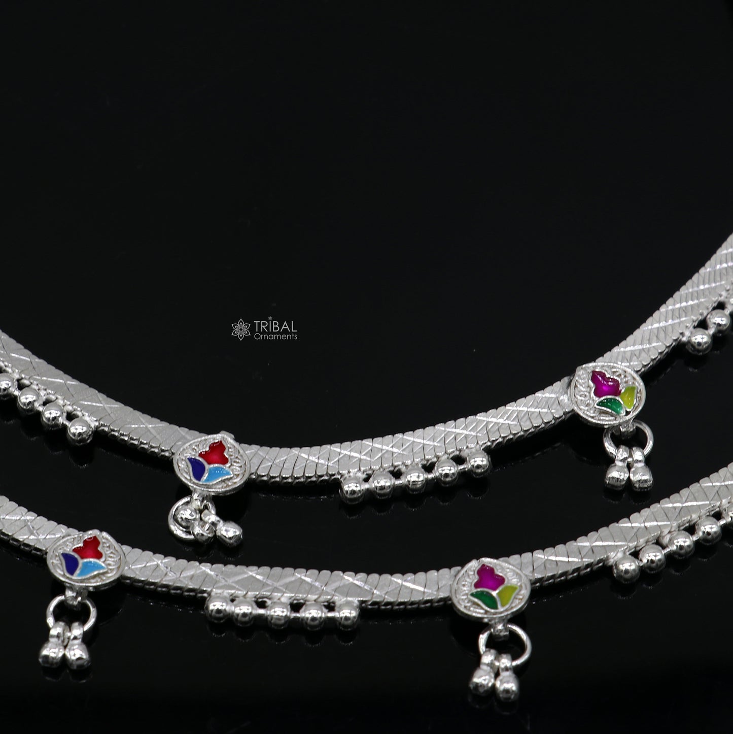 925 sterling silver handmade stylish anklets amazing Ankle bracelet for gifting belly dance ethnic jewelry ank638