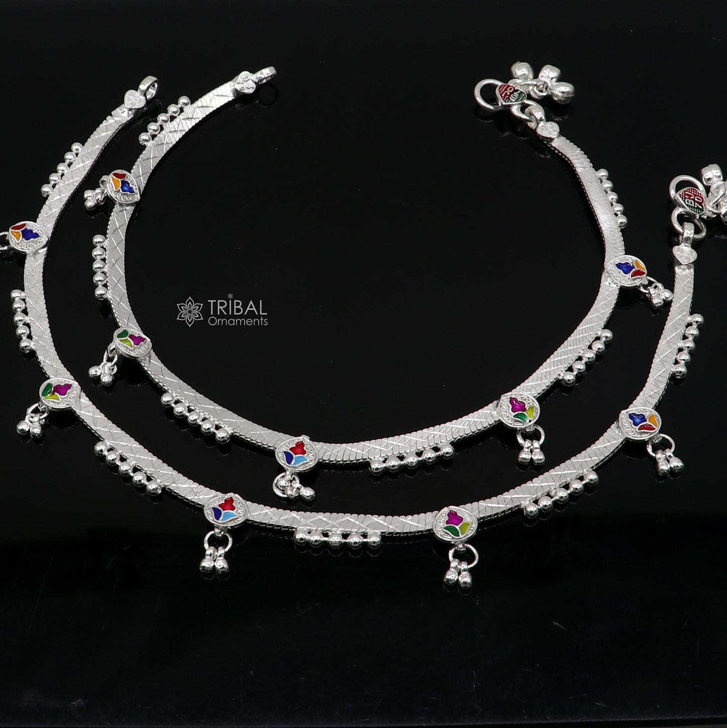 925 sterling silver handmade stylish anklets amazing Ankle bracelet for gifting belly dance ethnic jewelry ank638