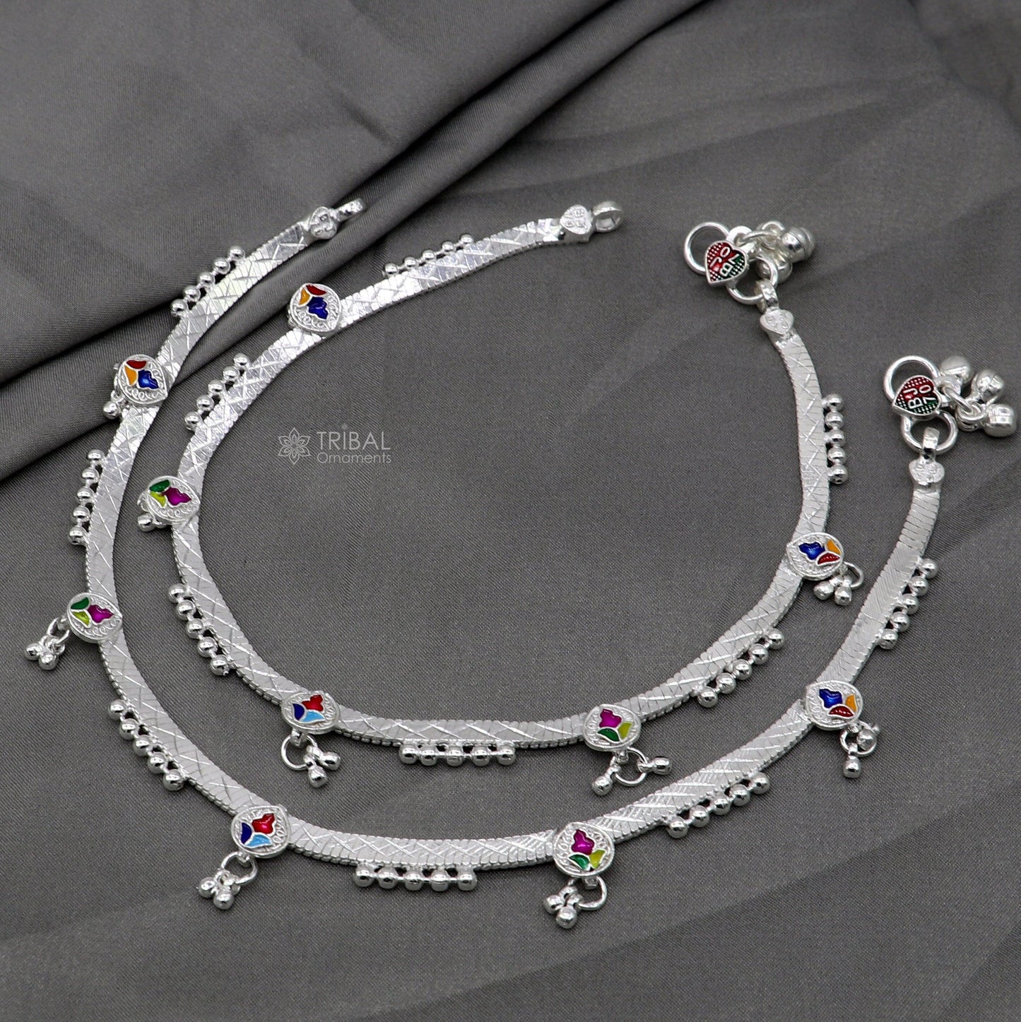 925 sterling silver handmade stylish anklets amazing Ankle bracelet for gifting belly dance ethnic jewelry ank638