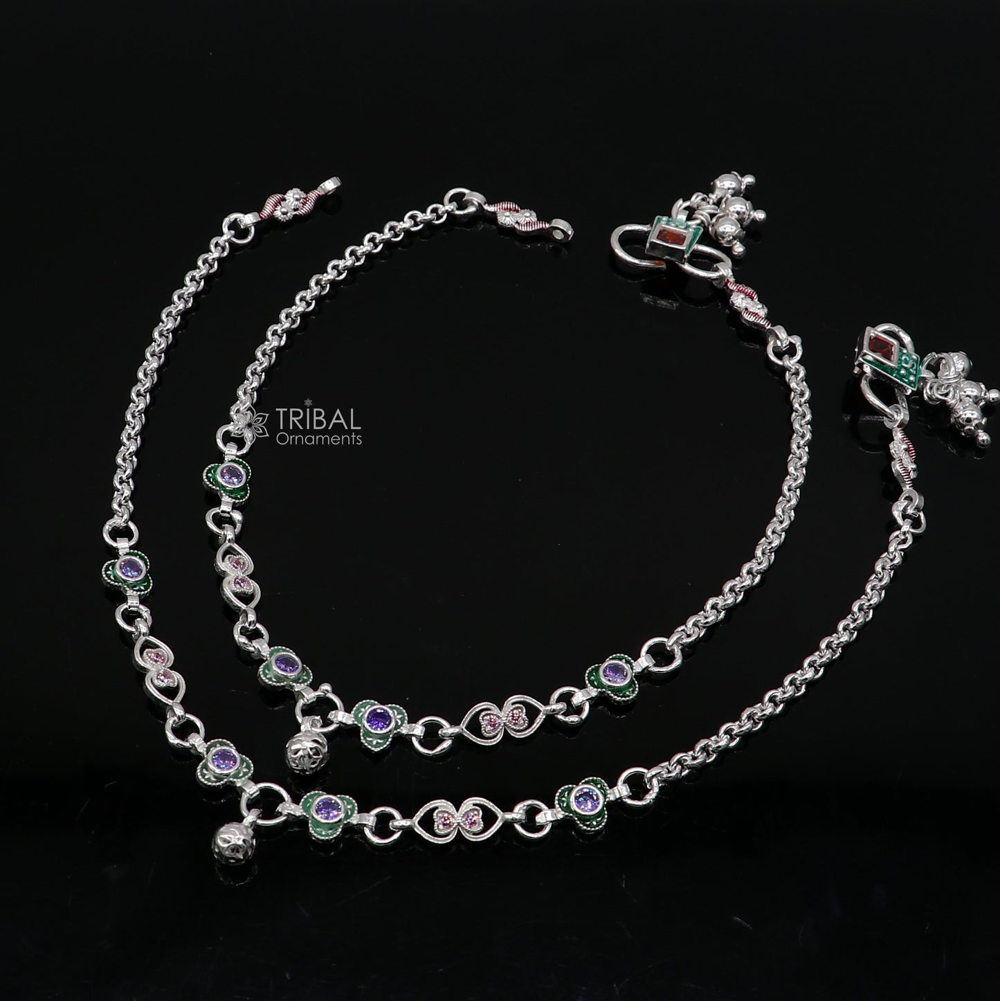 925 sterling silver handmade stylish anklets/amazing Ankle bracelet for gifting belly dance ethnic jewelry ank643