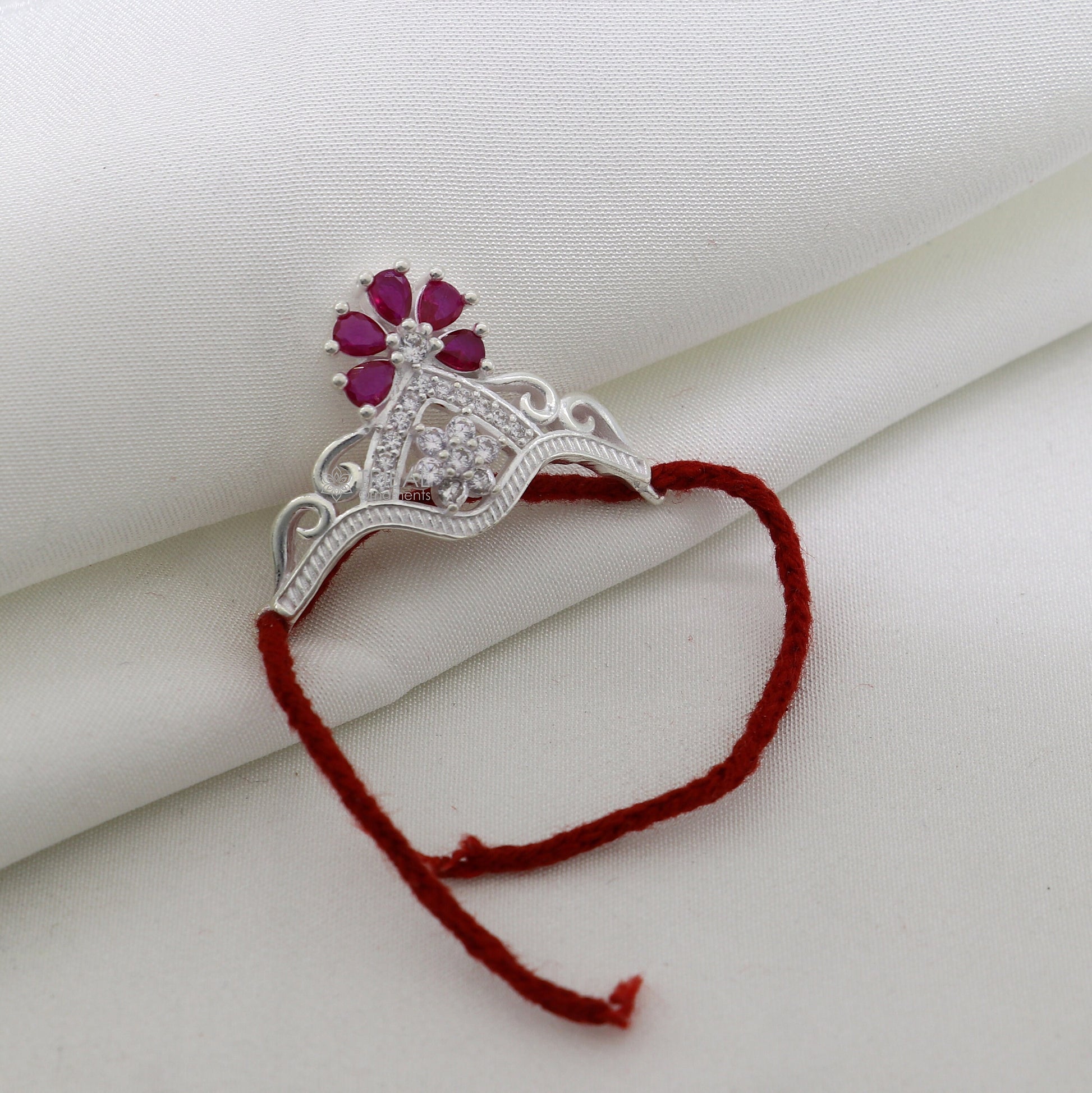 Unique design cz stone jadau handmade 925 sterling silver lord Krishna baby Mukut, amazing Laddu Gopala, crawling krishna crown Mukut SM15 - TRIBAL ORNAMENTS