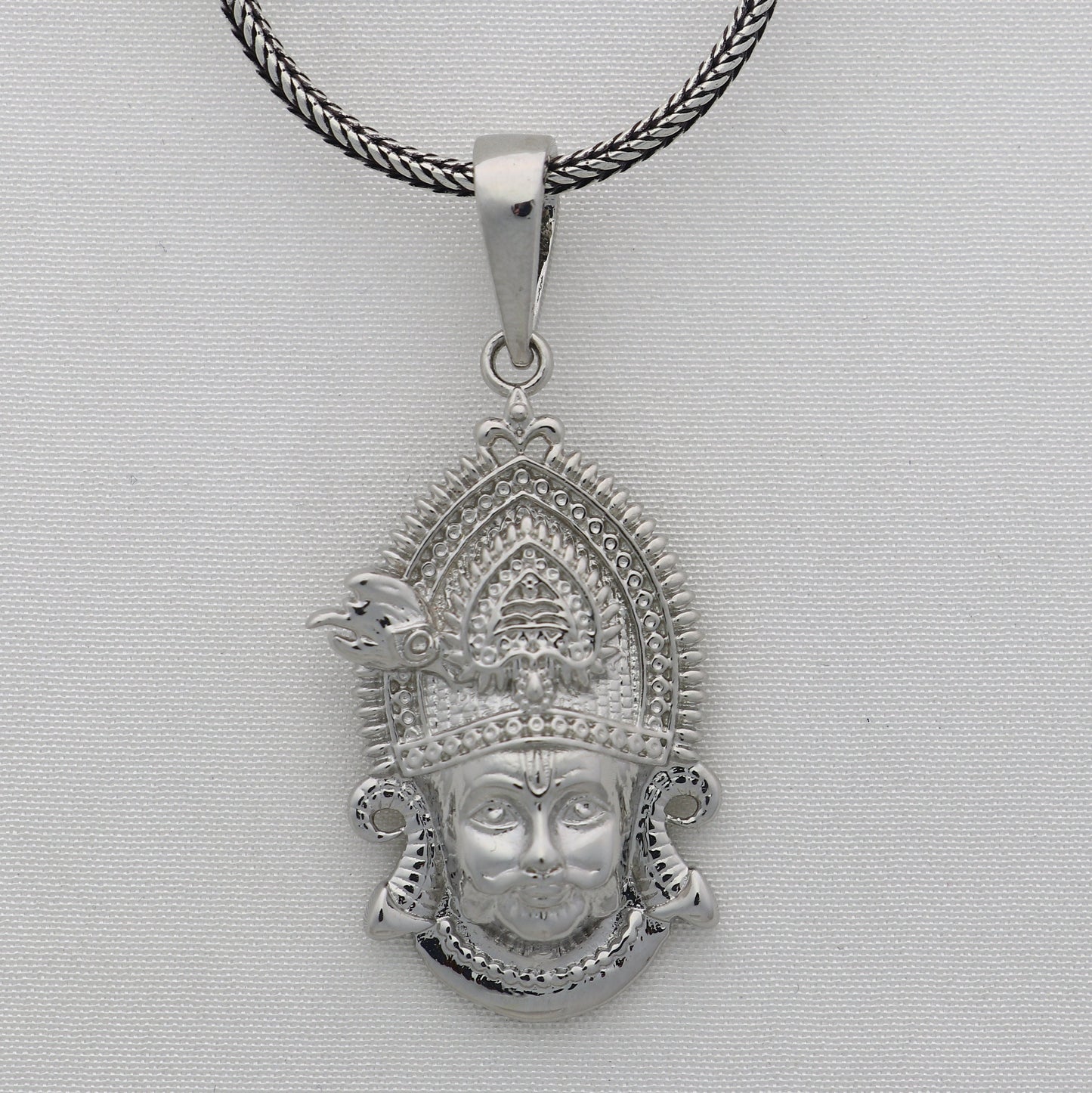 925 sterling silver Khatu Shyam pendant/ lord Krishna, amazing divine pendant locket tribal jewelry nsp805