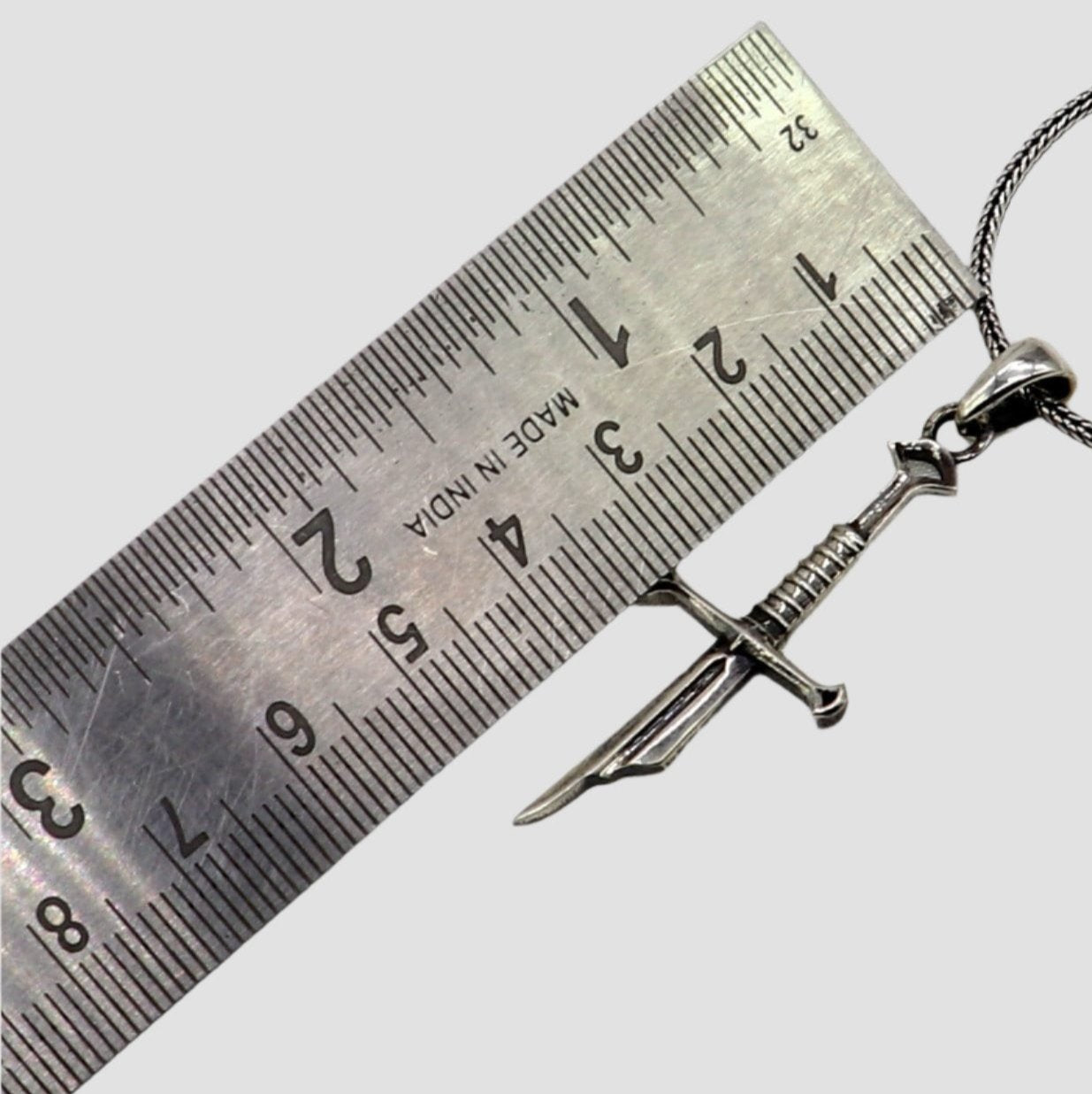 Pure 925 sterling silver handmade small sword pendant amazing designer pendant unisex divine jewelry nsp816