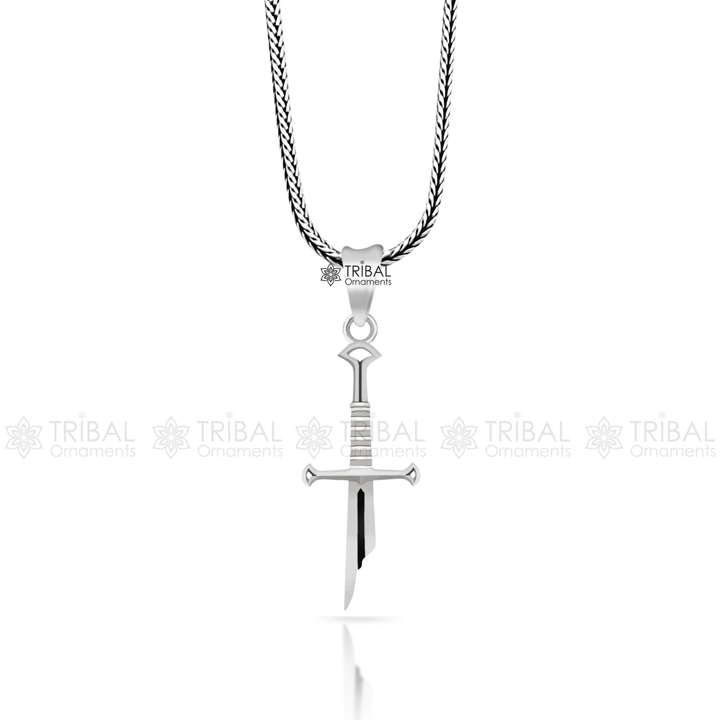 Pure 925 sterling silver handmade small sword pendant amazing designer pendant unisex divine jewelry nsp816