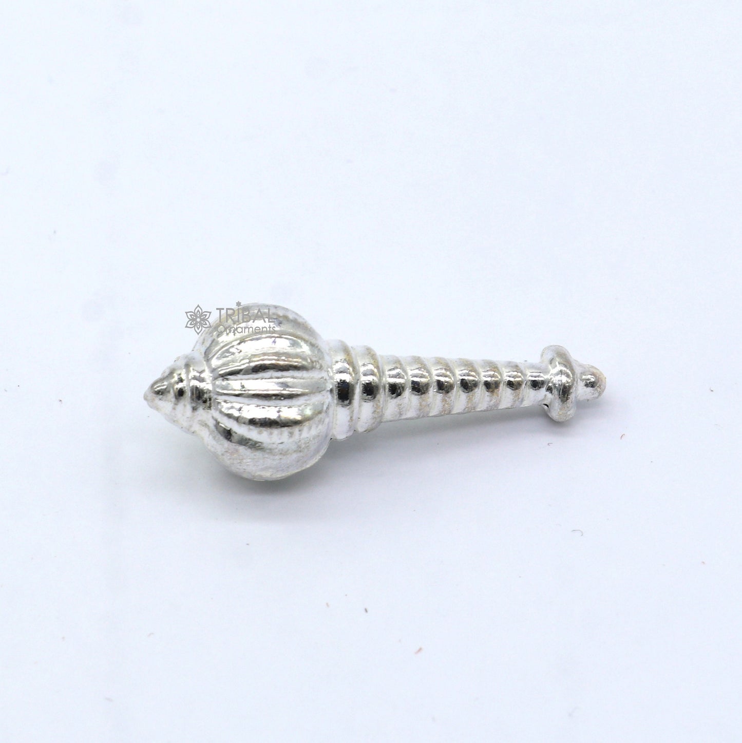 925 Sterling silver handmade lord HanumanA Gada/Mace, divine BAJRANGBALI weapon gift for idol hanuman for best wishes puja articles su1300