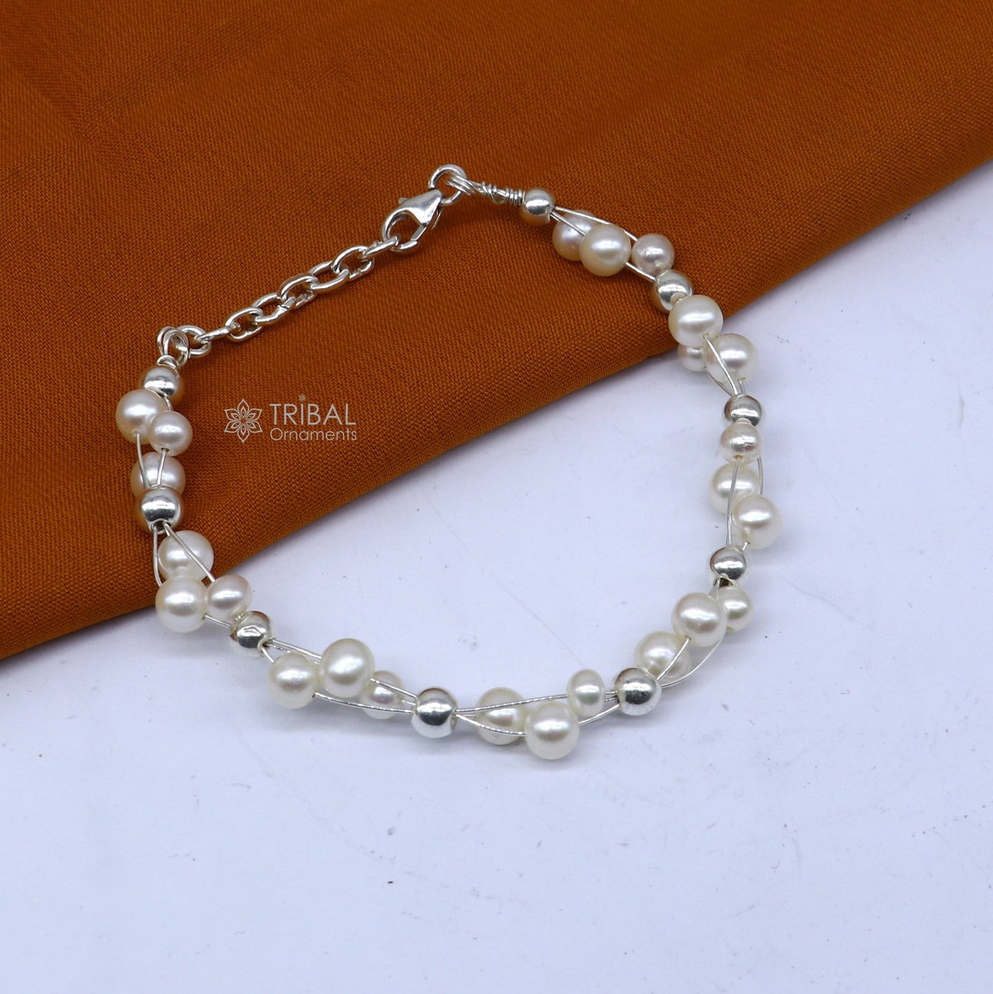 925 sterling silver handmade customized beaded bracelet, awesome natural pearl unisex bracelet gifting jewellery for girls sbr744