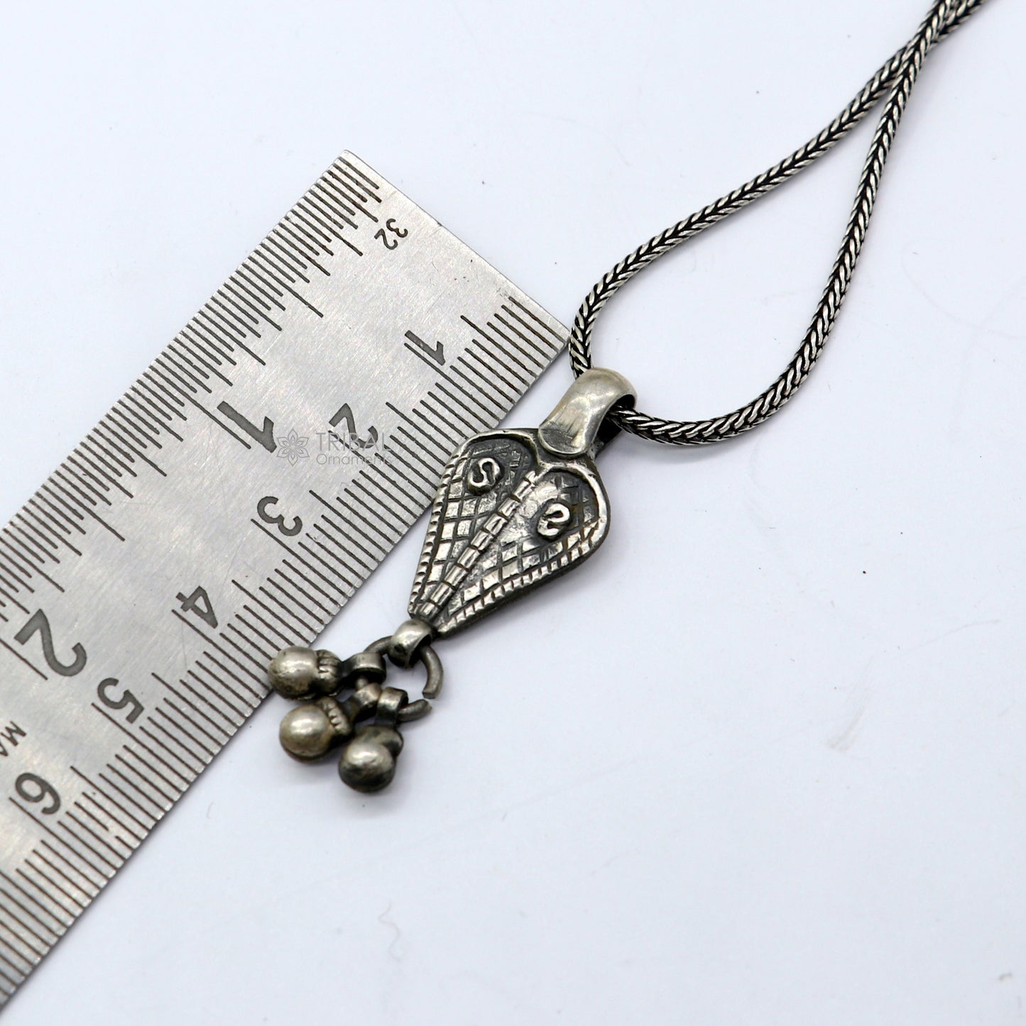 925 sterling silver unique india vintage design cultural pendant, amazing pendant jewelry tribal jewellery nsp840 - TRIBAL ORNAMENTS