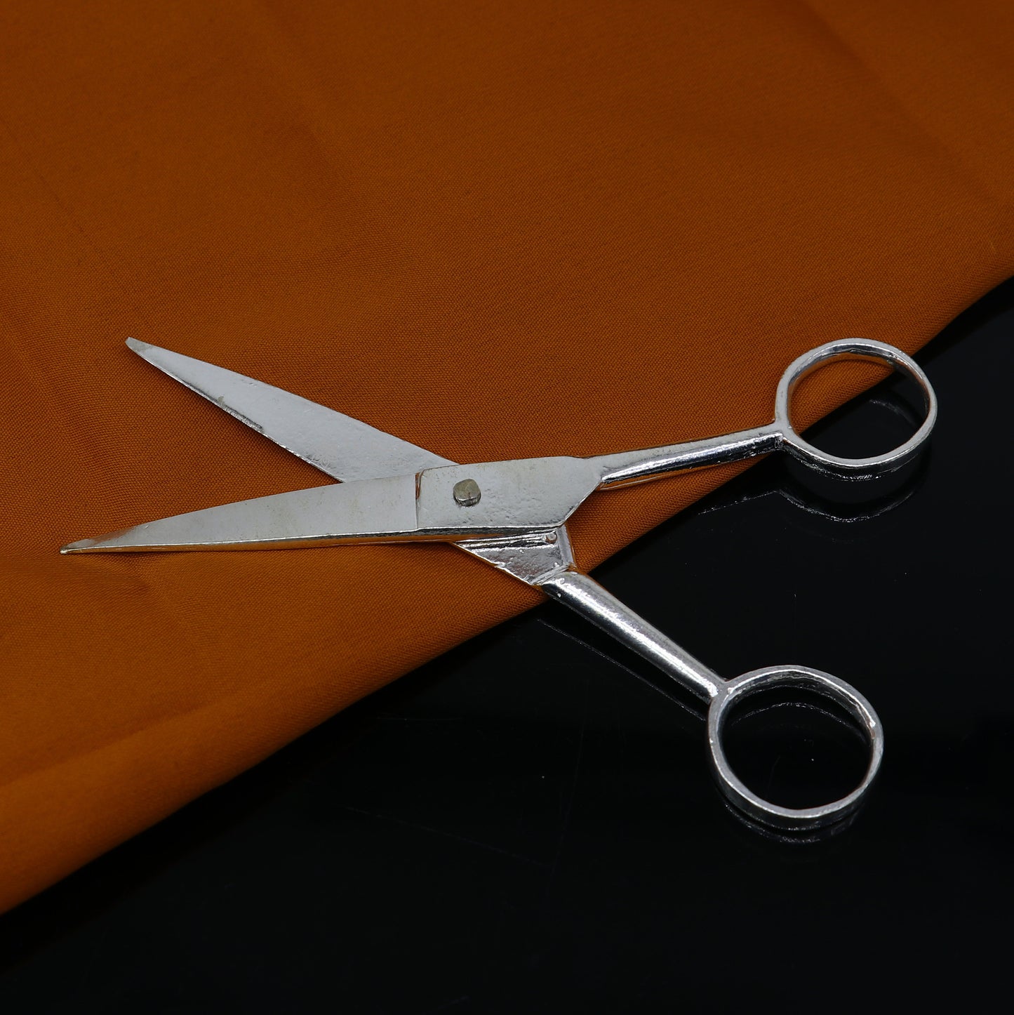 925 sterling silver handmade solid scissor, amazing unique silver tools for gifting to idols or puja articles su1307