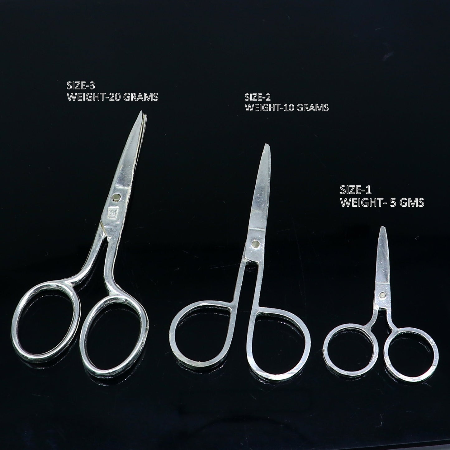 925 sterling silver handmade solid scissor, amazing unique silver tools for gifting to idols or puja articles su992