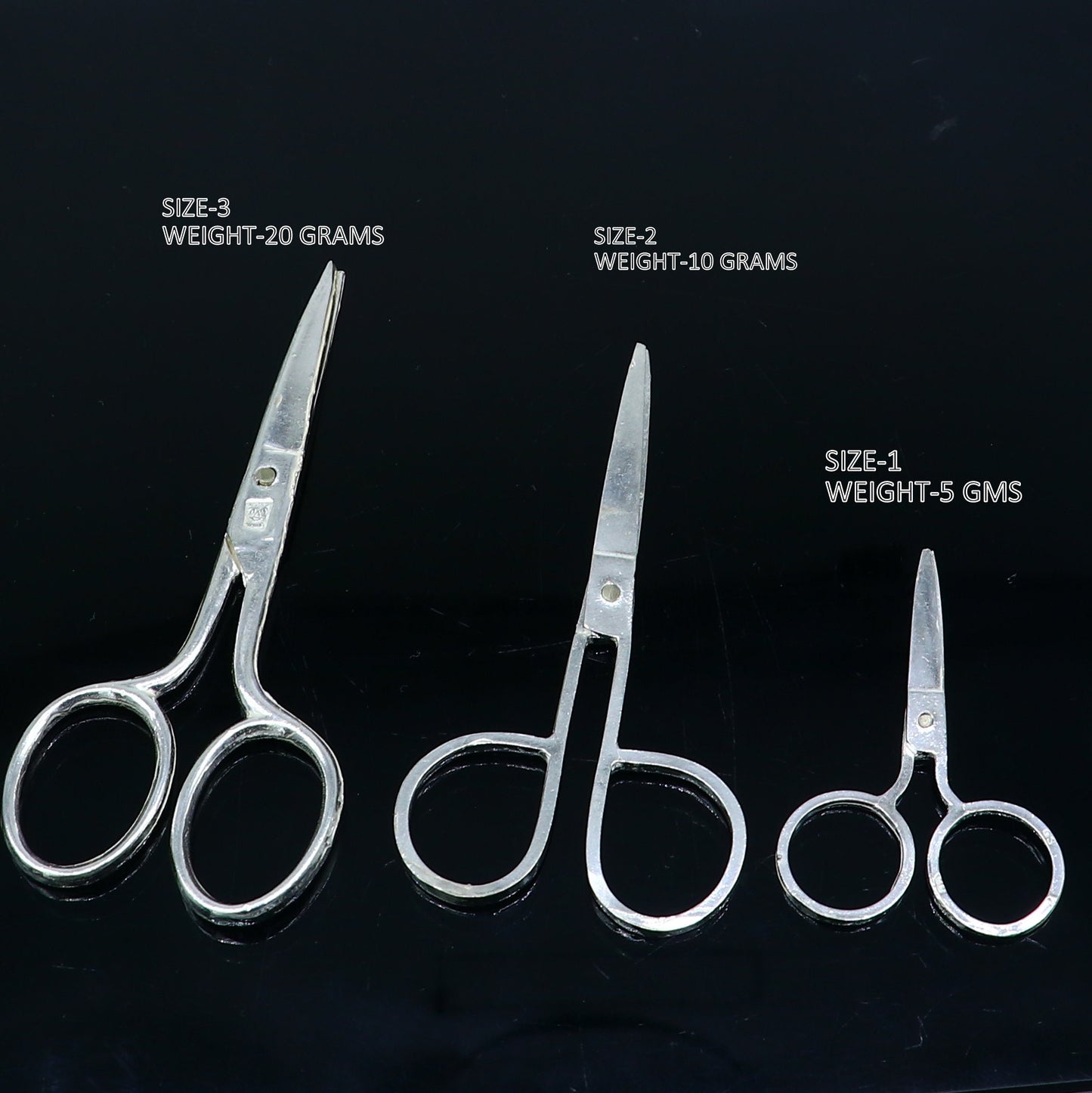 925 sterling silver handmade solid scissor, amazing unique silver tools for gifting to idols or puja articles su992