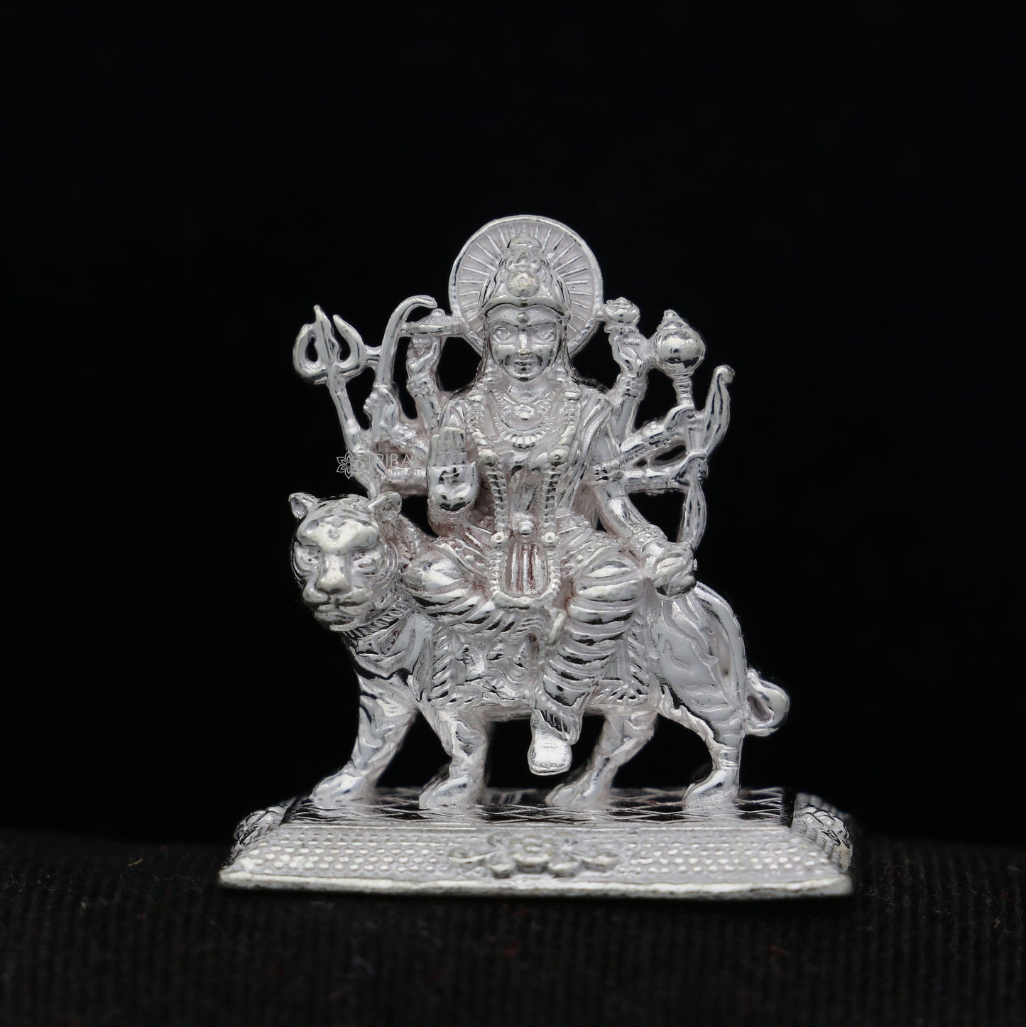 925 Sterling silver Goddess durga/bhawani maa, Pooja Articles statue, handcrafted decorative statue sculpture amazing gifting Art778