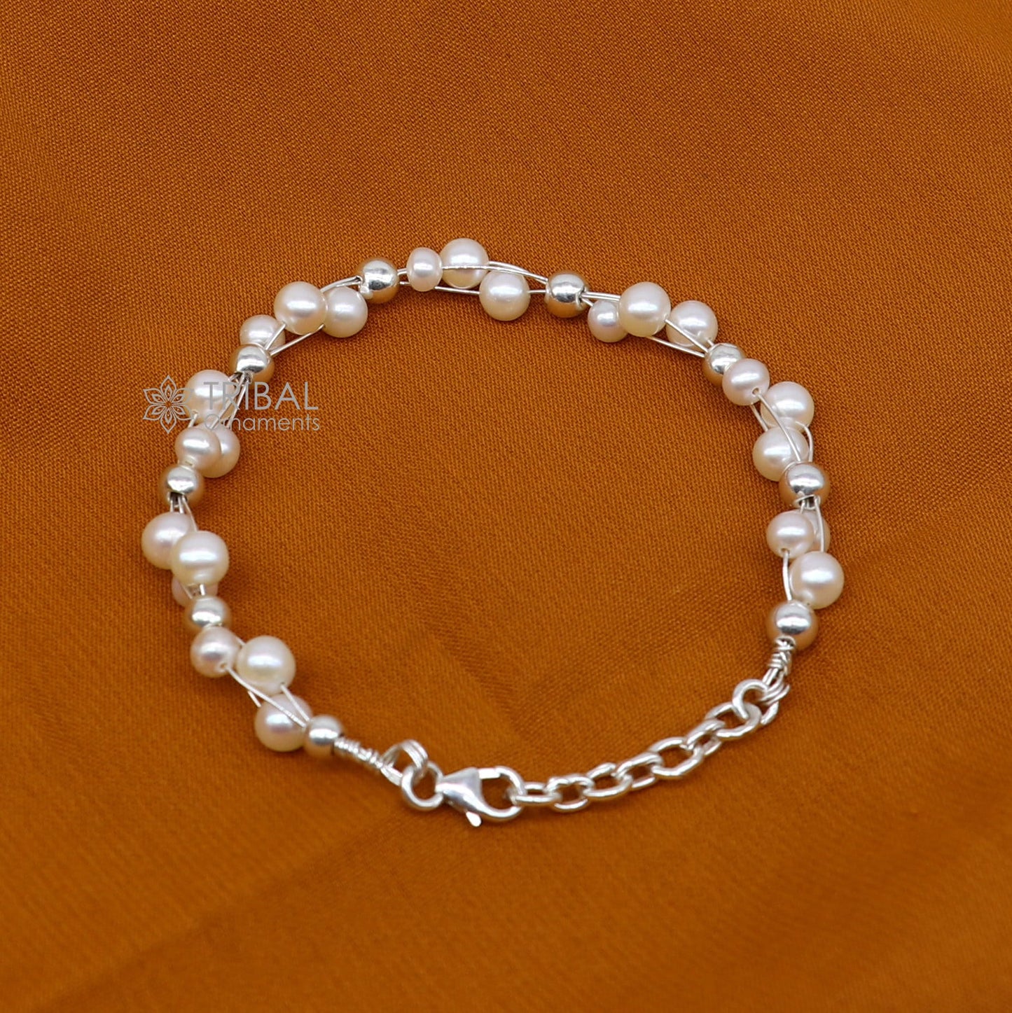 925 sterling silver handmade customized beaded bracelet, awesome natural pearl unisex bracelet gifting jewellery for girls sbr744