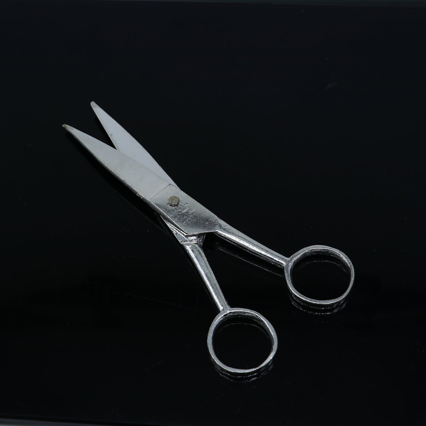 925 sterling silver handmade solid scissor, amazing unique silver tools for gifting to idols or puja articles su1307