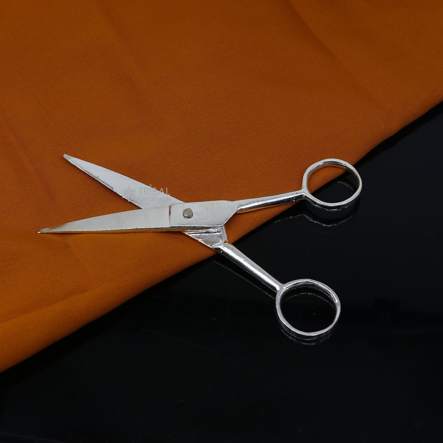 925 sterling silver handmade solid scissor, amazing unique silver tools for gifting to idols or puja articles su1307