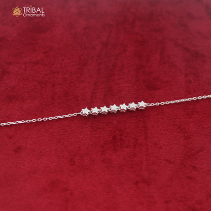 925 sterling silver zircon stone star style classical necklace ms162