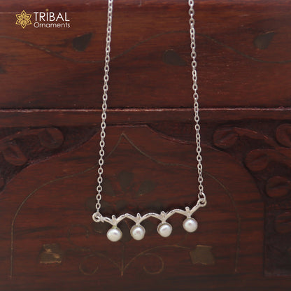 925 sterling silver pearl style stylish pendant for women's ms166